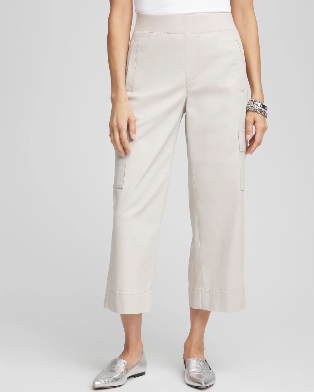 Cargo Straight Leg Cropped Pants | Chico's Cargo Straight Leg Cropped Pants | Chico's